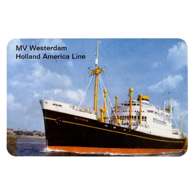 MV Westerdam, Holland America Line Magnet (Horisontell)