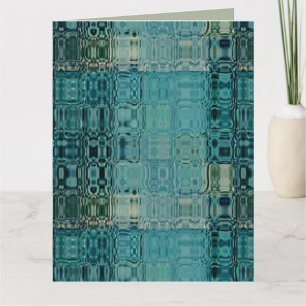 MVB Blue Teal- Faux Glass Kort