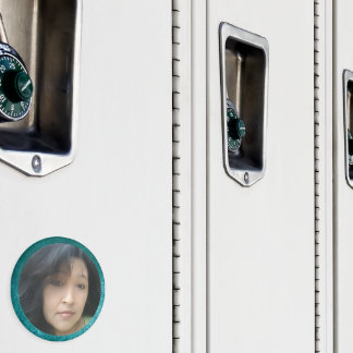 MVB Faux Velvet Teal Anpassade Design Magnet