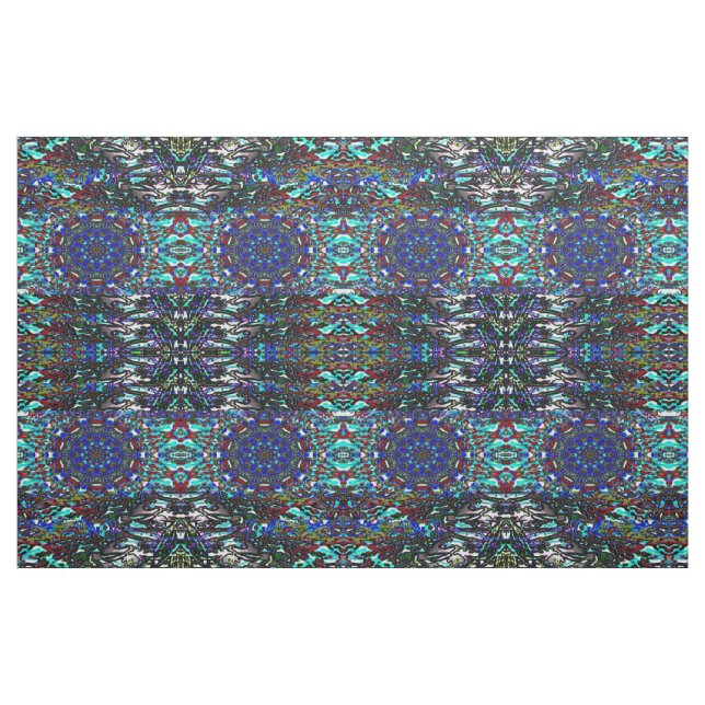 MVB Inbyggd indisk grafisk strukturdesign 1 Tyg (Yard)