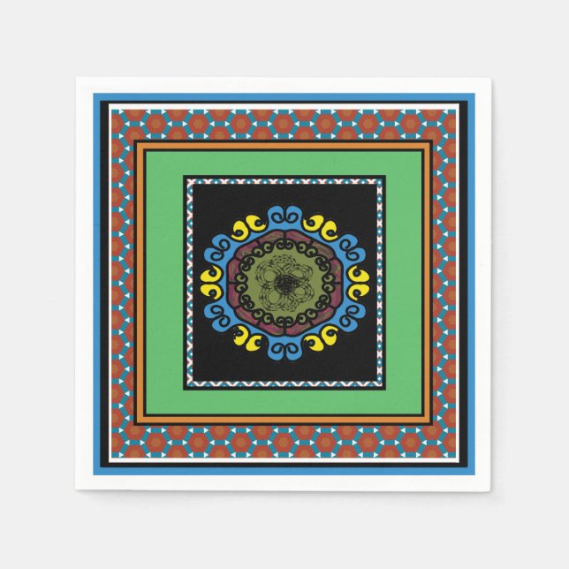 MVB Mexikanskt Pride 1-design Pappersservett (Framsidan)