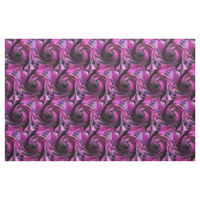 MVB Shock rosa Swirl Fabric Design 1 Tyg (Yard)