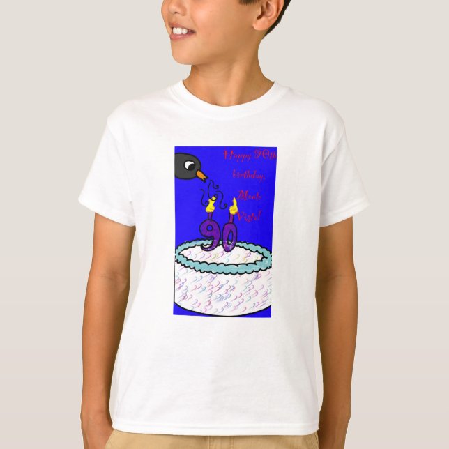 MVES 90:e födelsedagskalender Kid T-Shirt (Framsida)