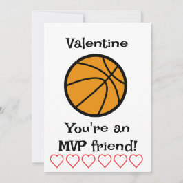 MVP Basketboll Barn Klassrum Högtidlig Julkort