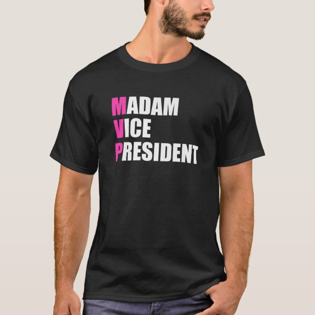 MVP Fru Vice President Kamala Harris Premium T Shirt (Framsida)