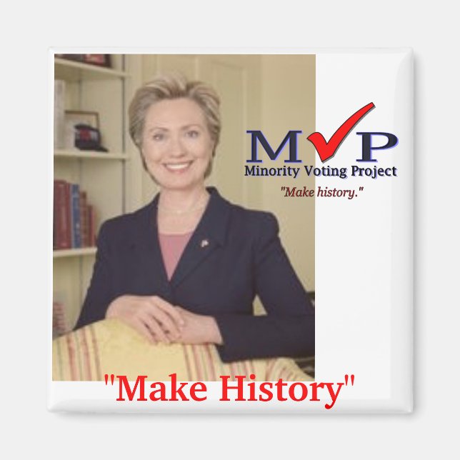 MVP Hillary Clinton magnet (Framsidan)