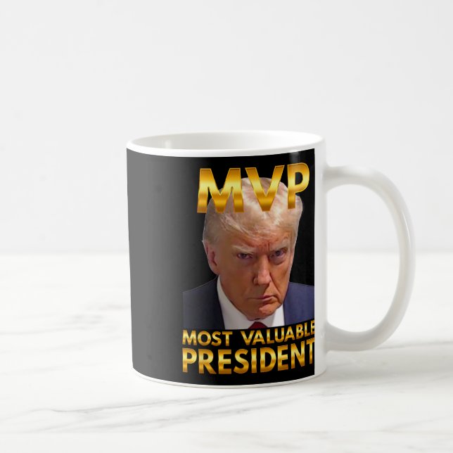 MVP:s värdigaste president Donald Trump New Golde Kaffemugg (Höger)