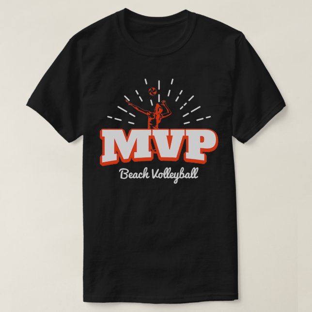 MVP Volleyball Player Classic TShirt T Shirt (Design framsida)