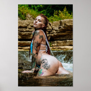 MVR Waterfall Titta tillbaka Poster