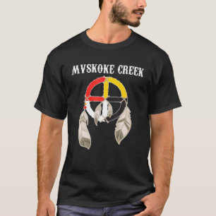 Mvskoke Bäck Muskogee Native American Medicine Wh T Shirt