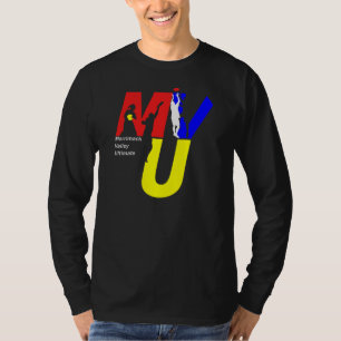 MVU-logotypskjorta - färg 3 på svart Tee Shirt
