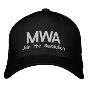 MWA hat Broderad Keps