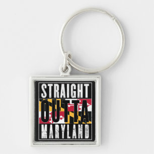 MWA KEYCHAIN FYRKANTIG SILVERFÄRGAD NYCKELRING