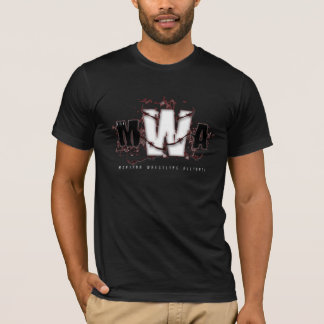 MWA - Klassiker (som är rödbrun på svart) T-shirt