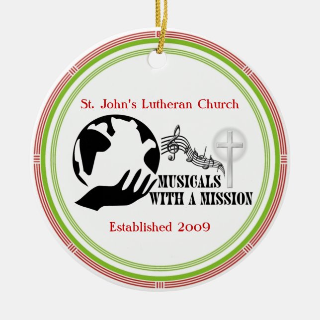 MWAM-julprydnad Julgransprydnad Keramik (Framsidan)