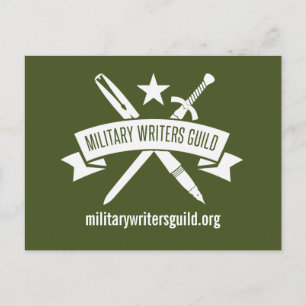MWG-vykort för logotyp, Olive Drab Vykort