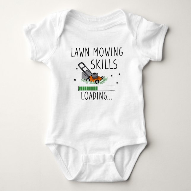 Mwing Baby | Gräsmatta Mwing Skills Loading, Garde T Shirt (Framsida)