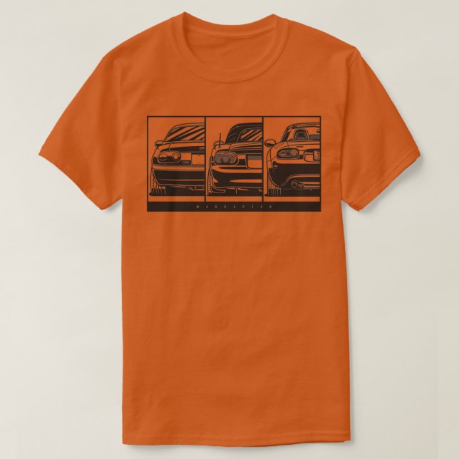 MX5 Miata GenerationsTShirt T Shirt (Design framsida)