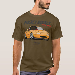 MX5 Miata-gult T Shirt
