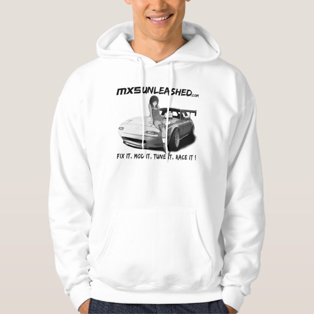 MX5 släppte loss hoodien Munkjacka (Framsida)