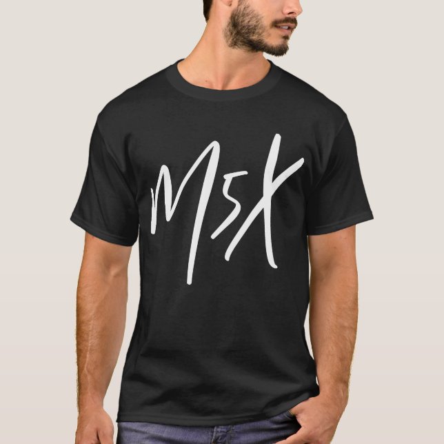 MX-5 Mazda Miata Crazy Logotyp-teckensnitt T Shirt (Framsida)