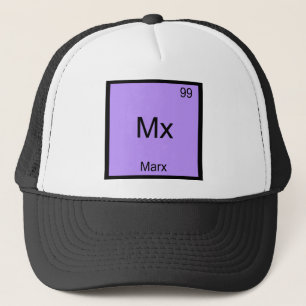 Mx - Marx Funny Inslag kemi - symbol T-Shirt Keps