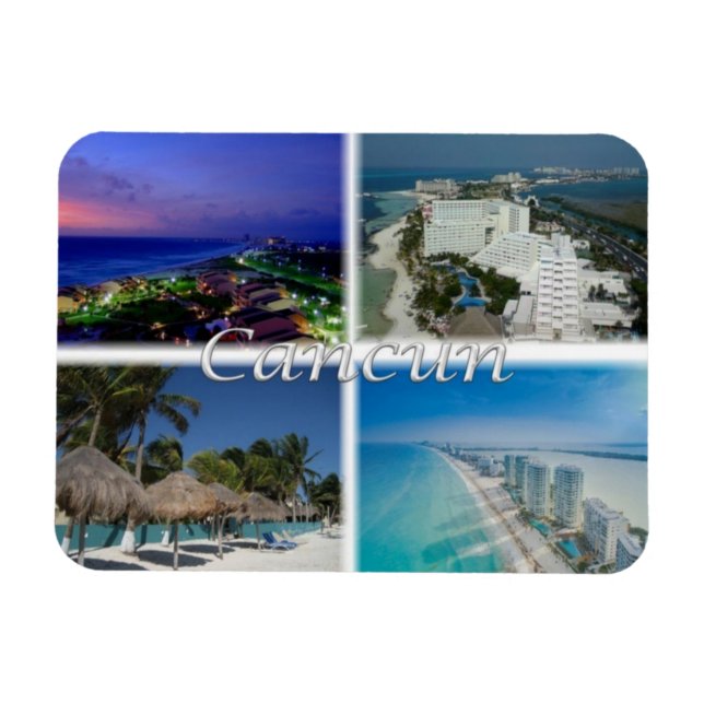 MX Mexiko - Cancun - Magnet (Horisontell)