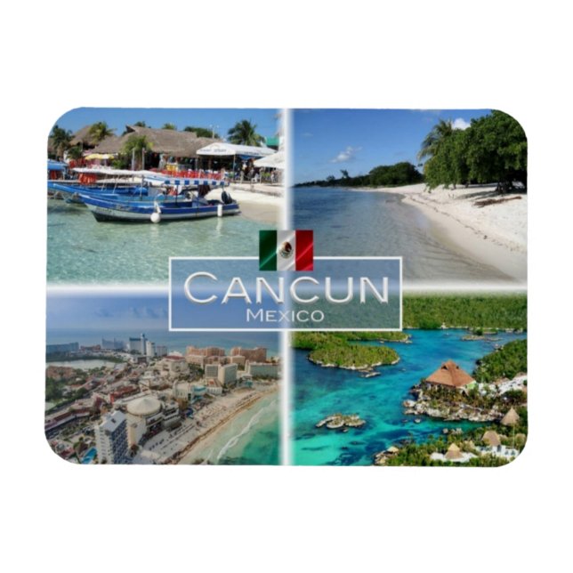 MX Mexiko - Cancun - Magnet (Horisontell)