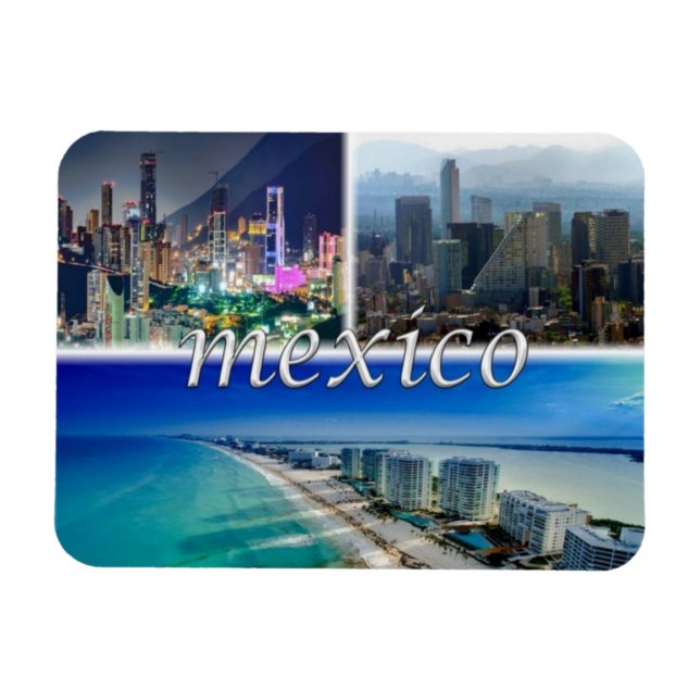 MX Mexiko - Monterrey - Magnet (Horisontell)