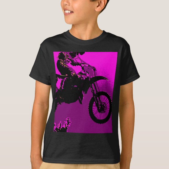 MX - Motocross Racer Tee Shirt (Framsida)