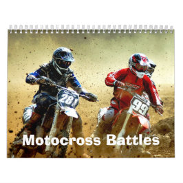 Mx-motocrossen slåss kalendern kalender