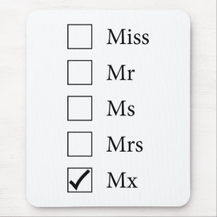 Mx Title (fem alternativ) Mousepad Musmatta