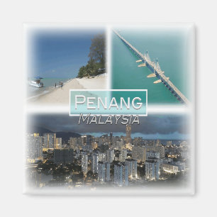 MY0027 Asia, Malaysia, Penang, kylskåp Magnet