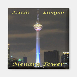 MY007 MENARA TORN Kuala Lumpur, Malaysia, Asien. Magnet