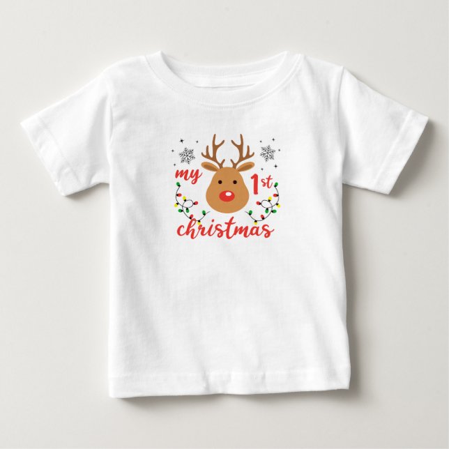 MY 1ST CHRISTMAS TSHIRT T SHIRT (Framsida)