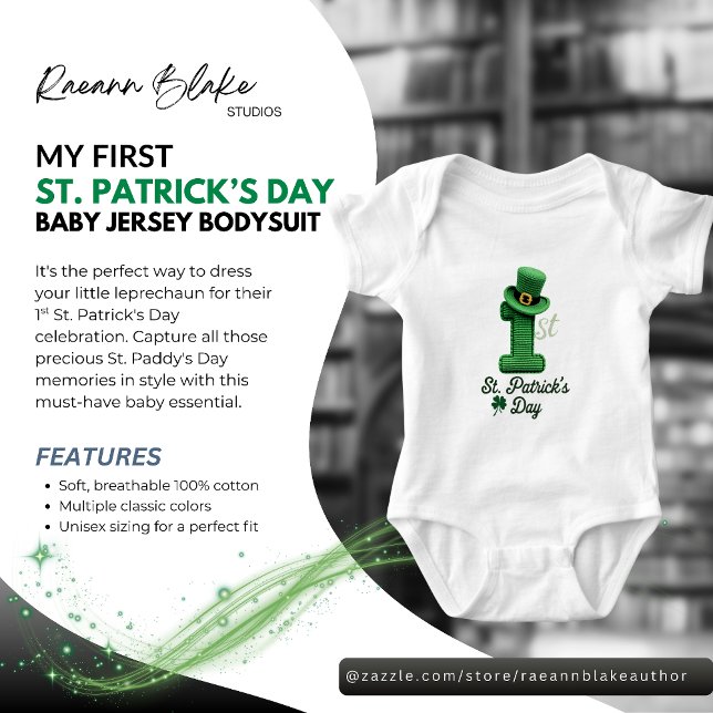My 1st St. Patrick's Day Baby Jersey Bodysuit T Shirt (Skapare uppladdad)