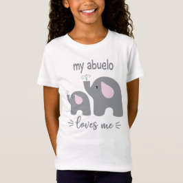 My Abuelo Kärlek Me - Elephant Shirt för barn T Shirt