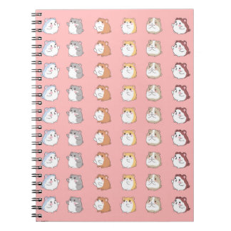 My Adorable Hamster Friends: A Cute Pink Notebook  Anteckningsbok