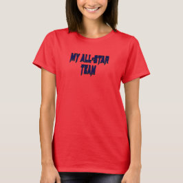 My All-Star Team Women's Football Tee