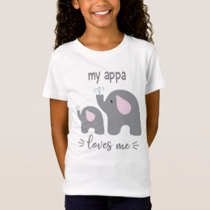 My Appa Kärlek Me - Elephant Shirt för barn T Shirt