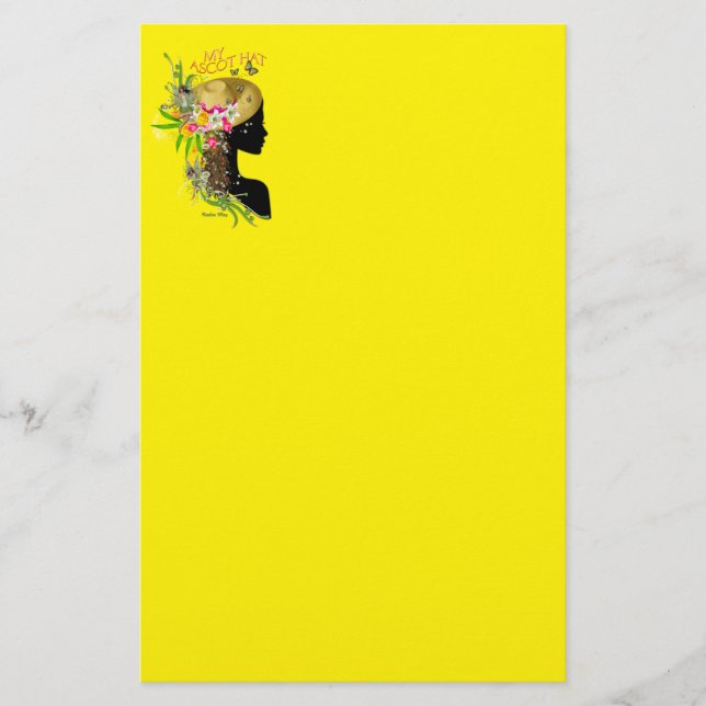 My Ascot Hat party Brevpapper (Framsida)