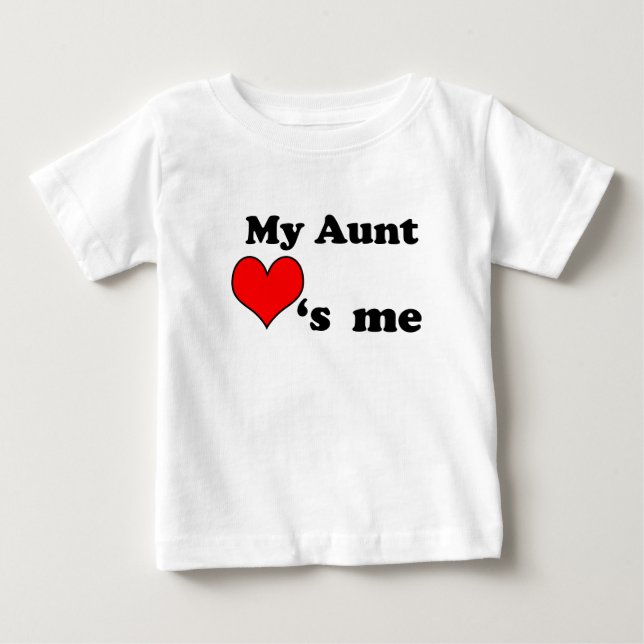 My Aunt loves me T Shirt (Framsida)
