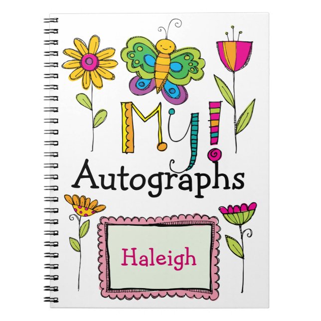 My Autograph Bok - SRF Anteckningsbok (Framsidan)