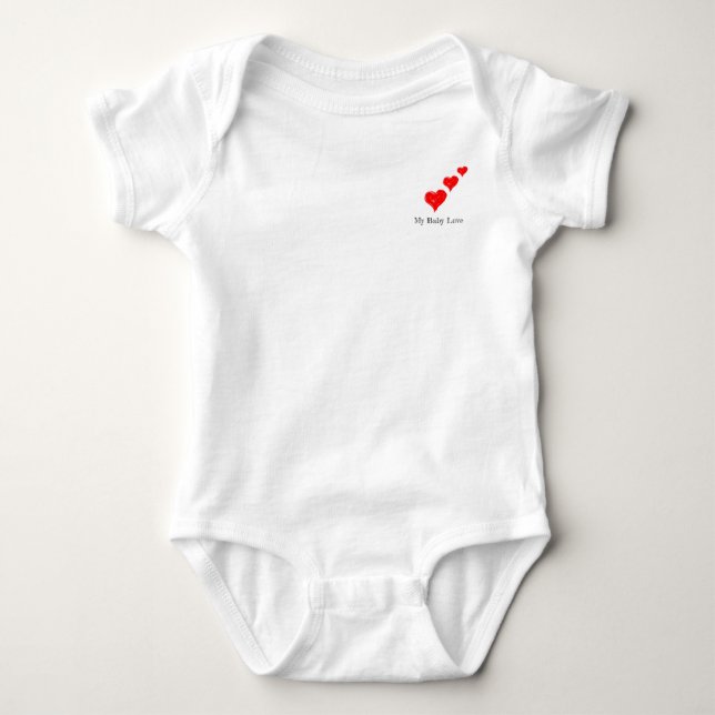 My Baby Kärlek T Shirt (Framsida)