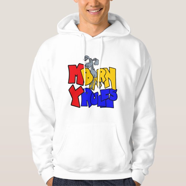 My Barn My Regler Donkey Sweatshirt Med Luva (Framsida)