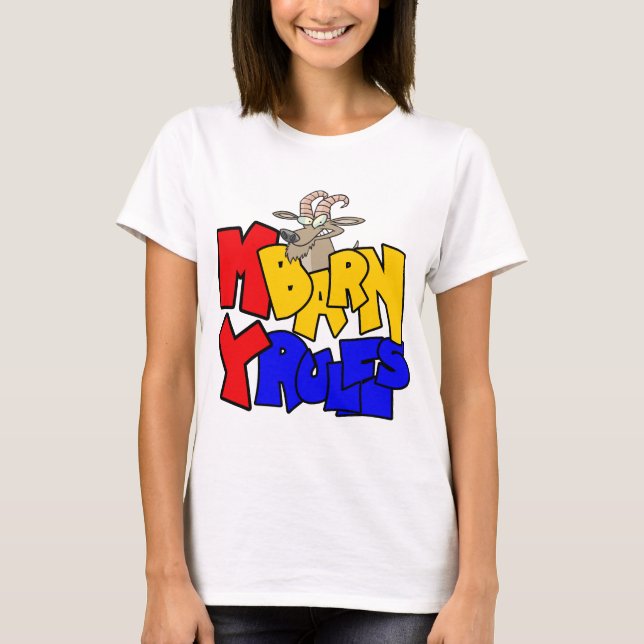 My Barn My Regler Goat T Shirt (Framsida)