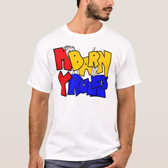 My Barn My Regler Shy Goat Tee Shirt (Framsida)