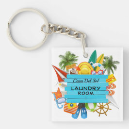My Beach House Keychains - se Båda sidor