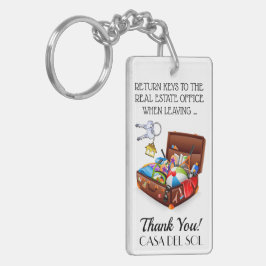 My Beach House Keychains - se Båda sidor