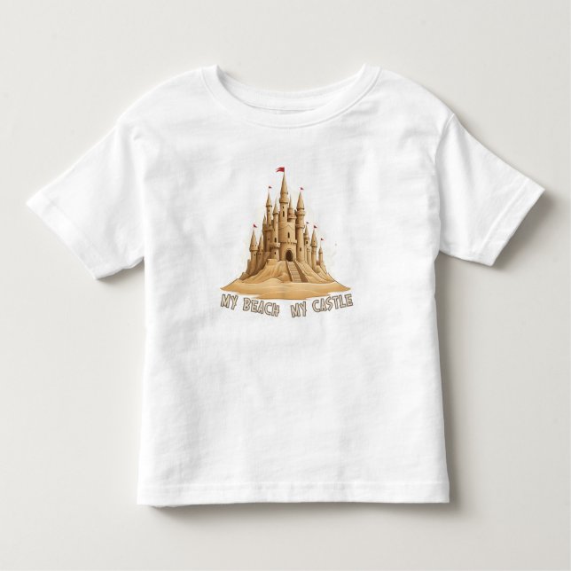 My Beach, My Sandcastle T Shirt (Framsida)